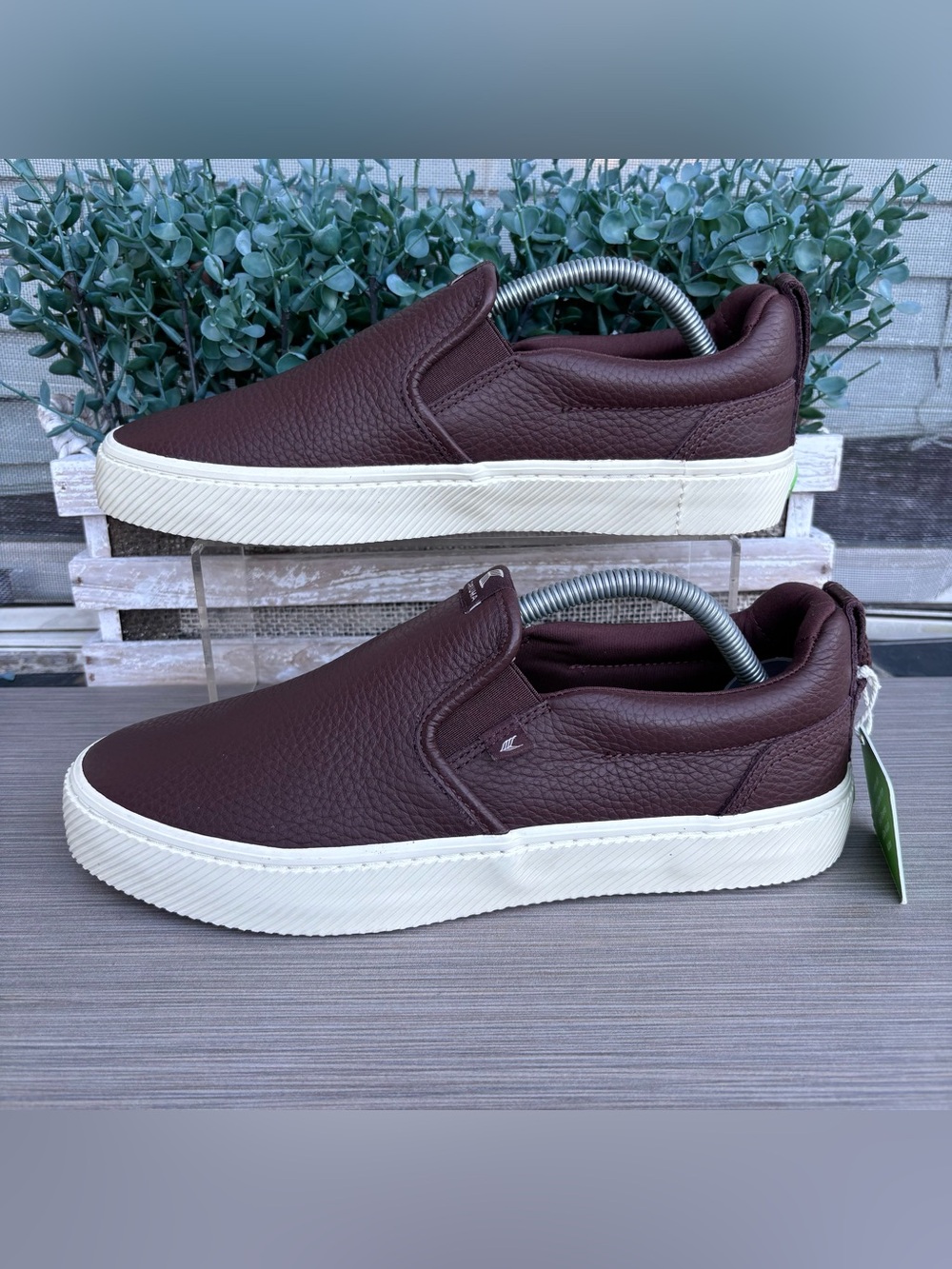 CARIUMA Brown Premium Leather Slip-On